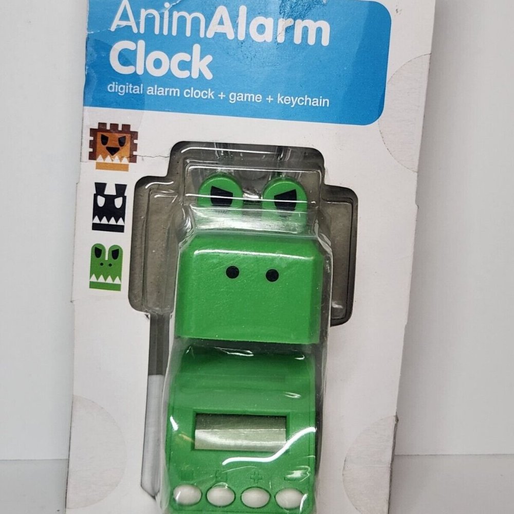 Animalarm Clock Animal Digital Alarm Clock Game Keychain alligator crocodile
